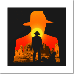 Dark cowboy Posters and Art